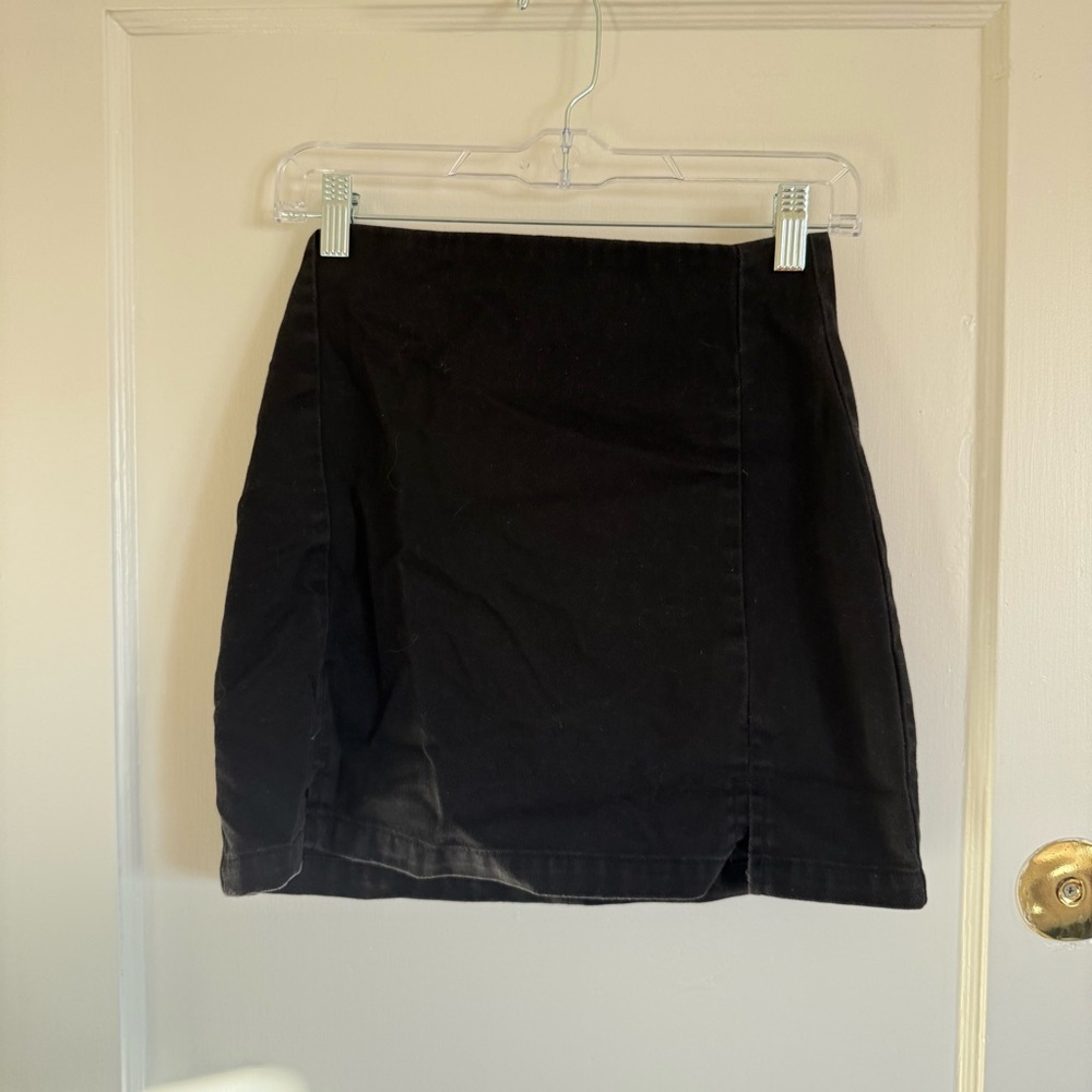 Brandy Melville Black Mini Skirt